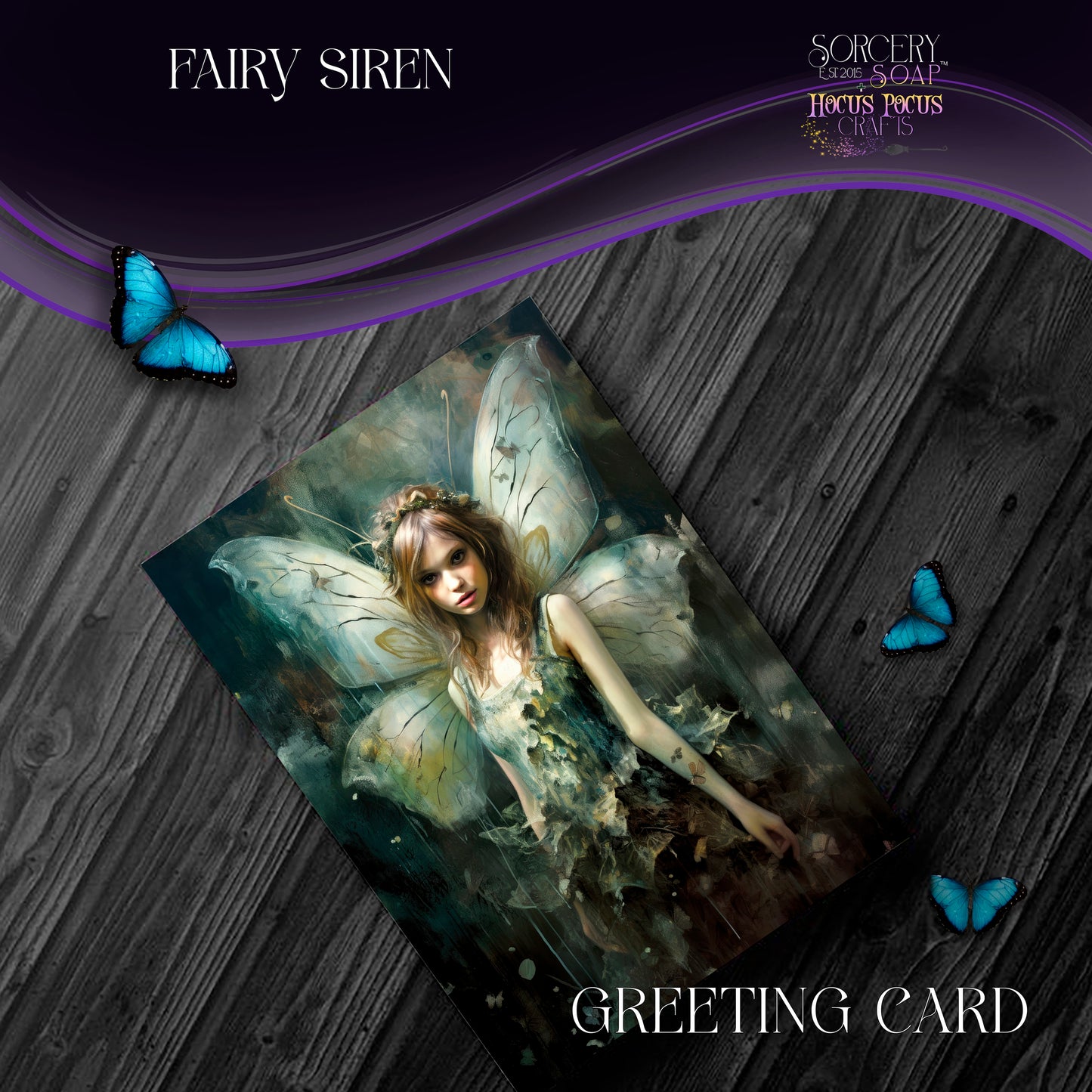 Fairy Siren Greeting Card