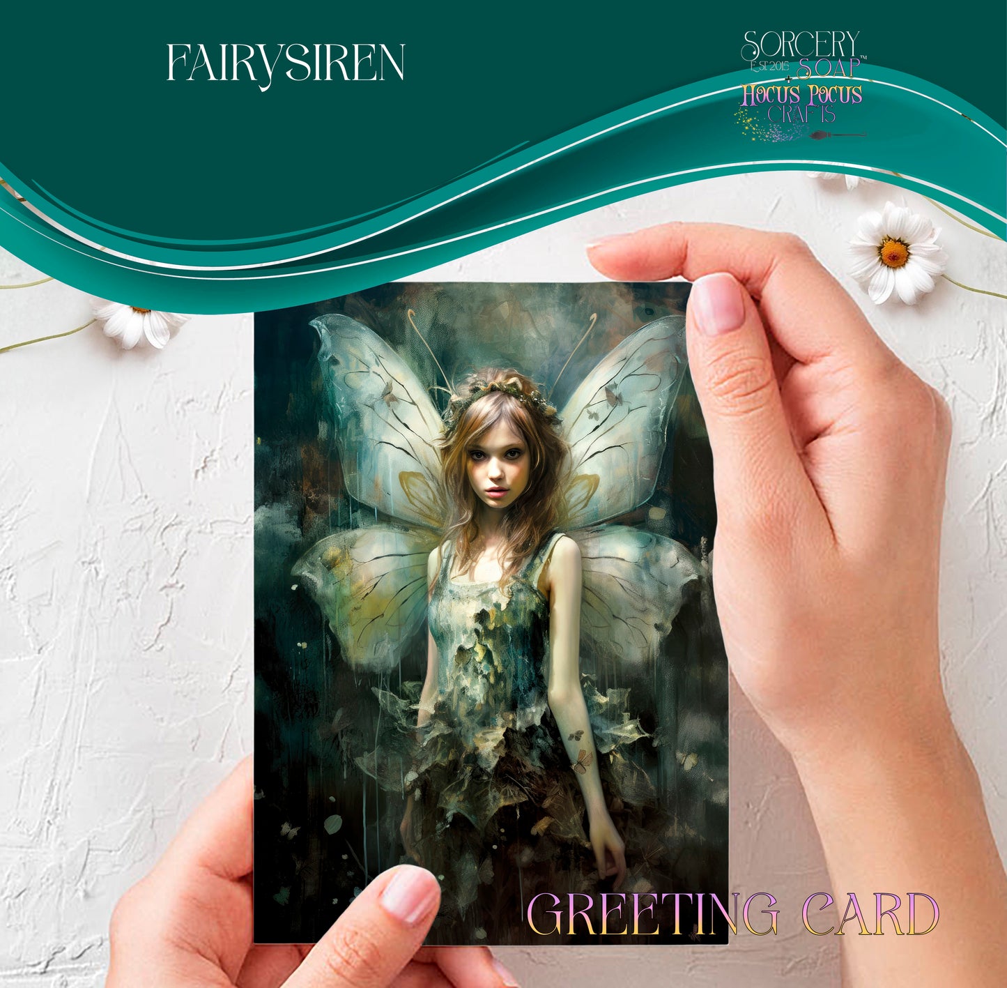 Fairy Siren Greeting Card