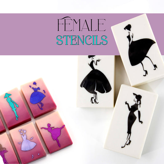 Female Stencils Sorcery Soap