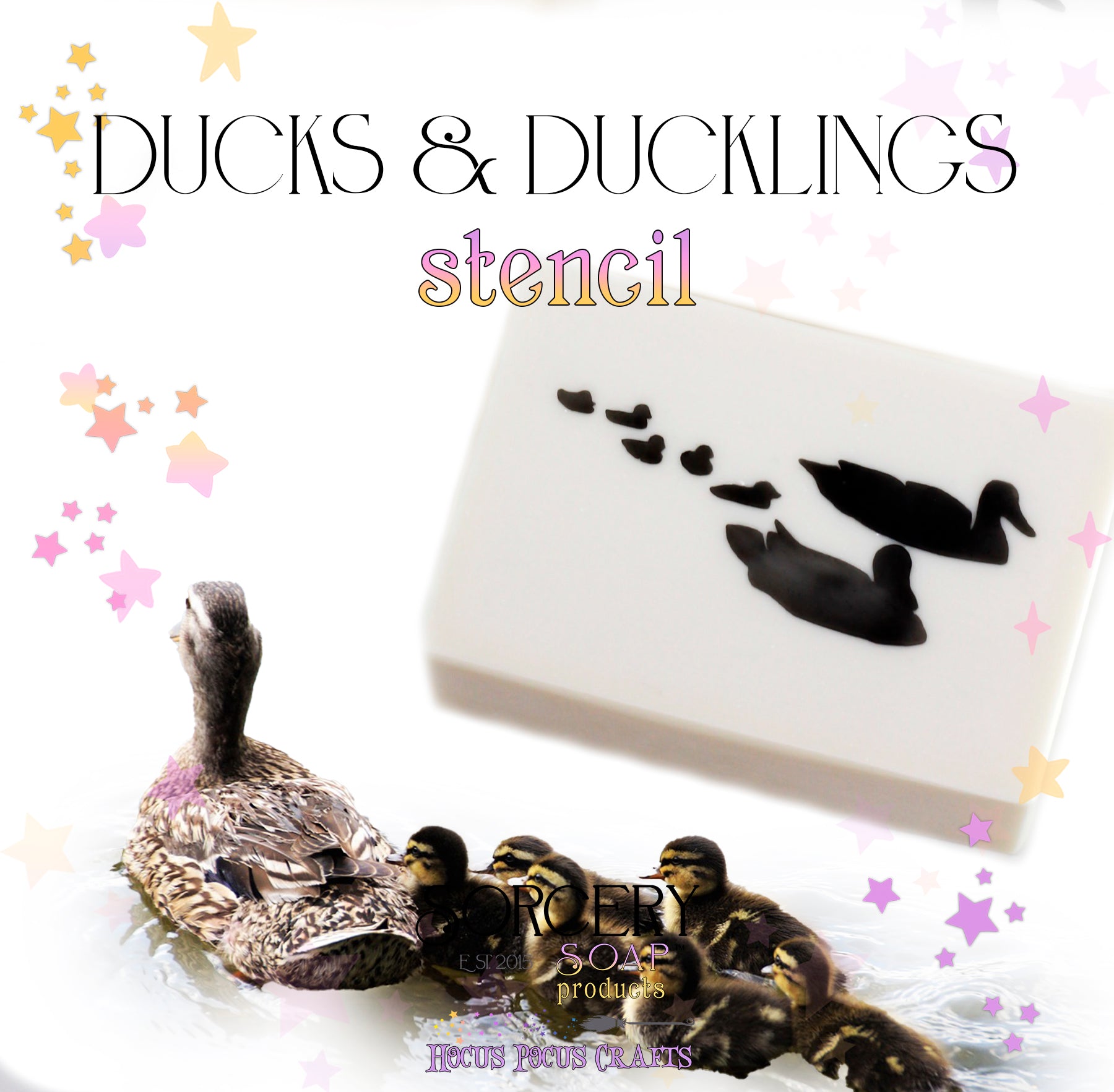 Bird Stencils Ducks & Ducklings