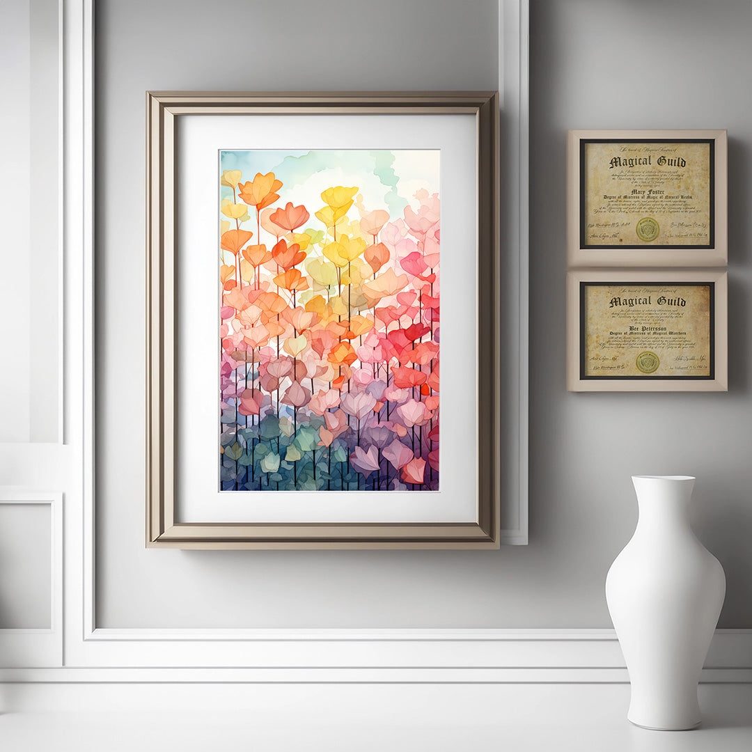 Floral Symphony Print - 24" x 36"