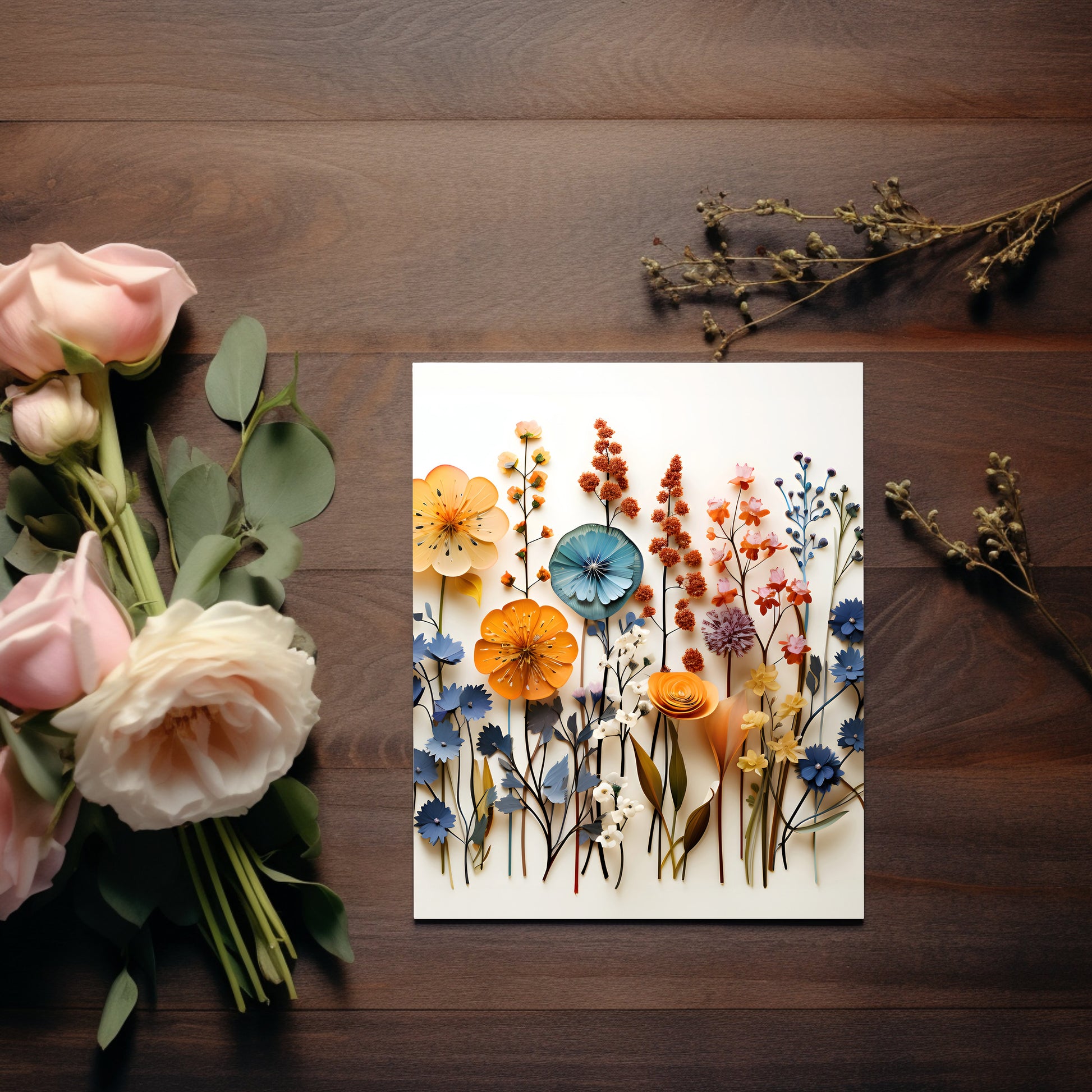 Behaved Flowers Greeting Card