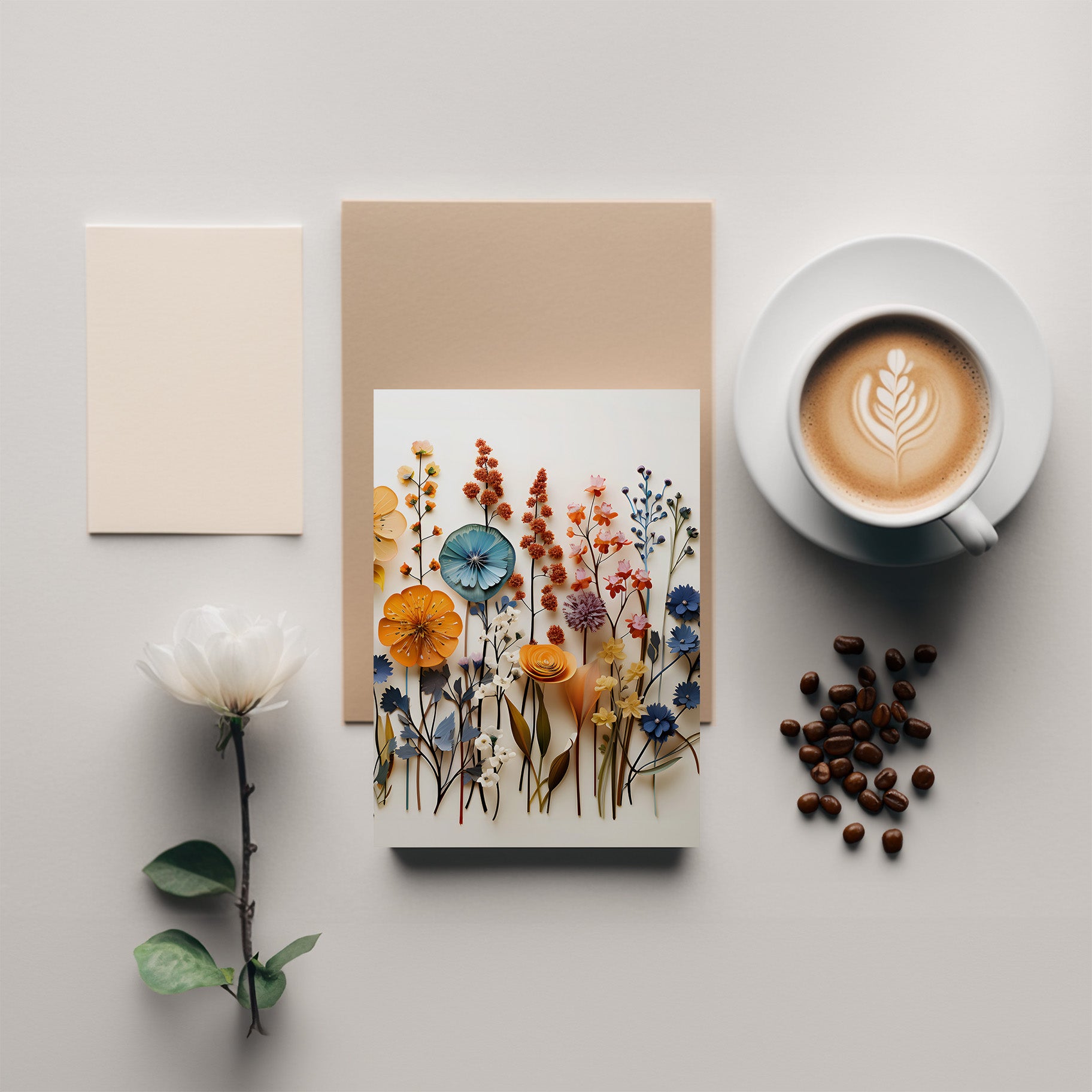 Behaved Flowers Greeting Card