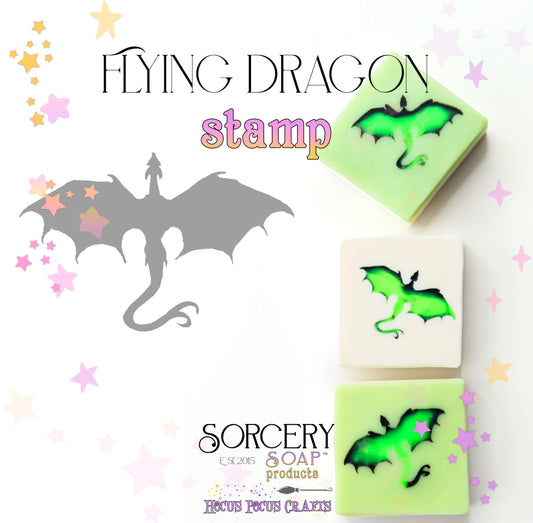 Flying Dragon Soap Stamp