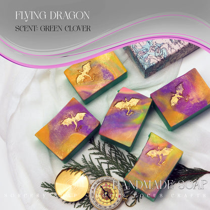 Flying Dragons Soap