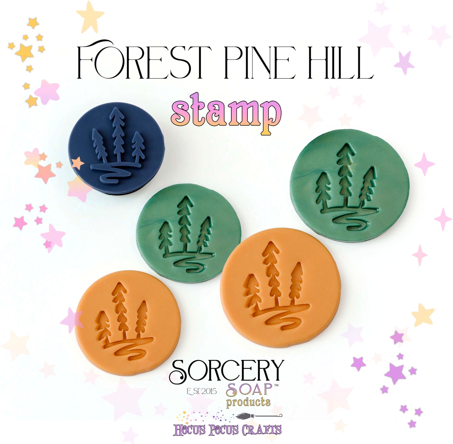 Forest - Pine Hill Stamp
