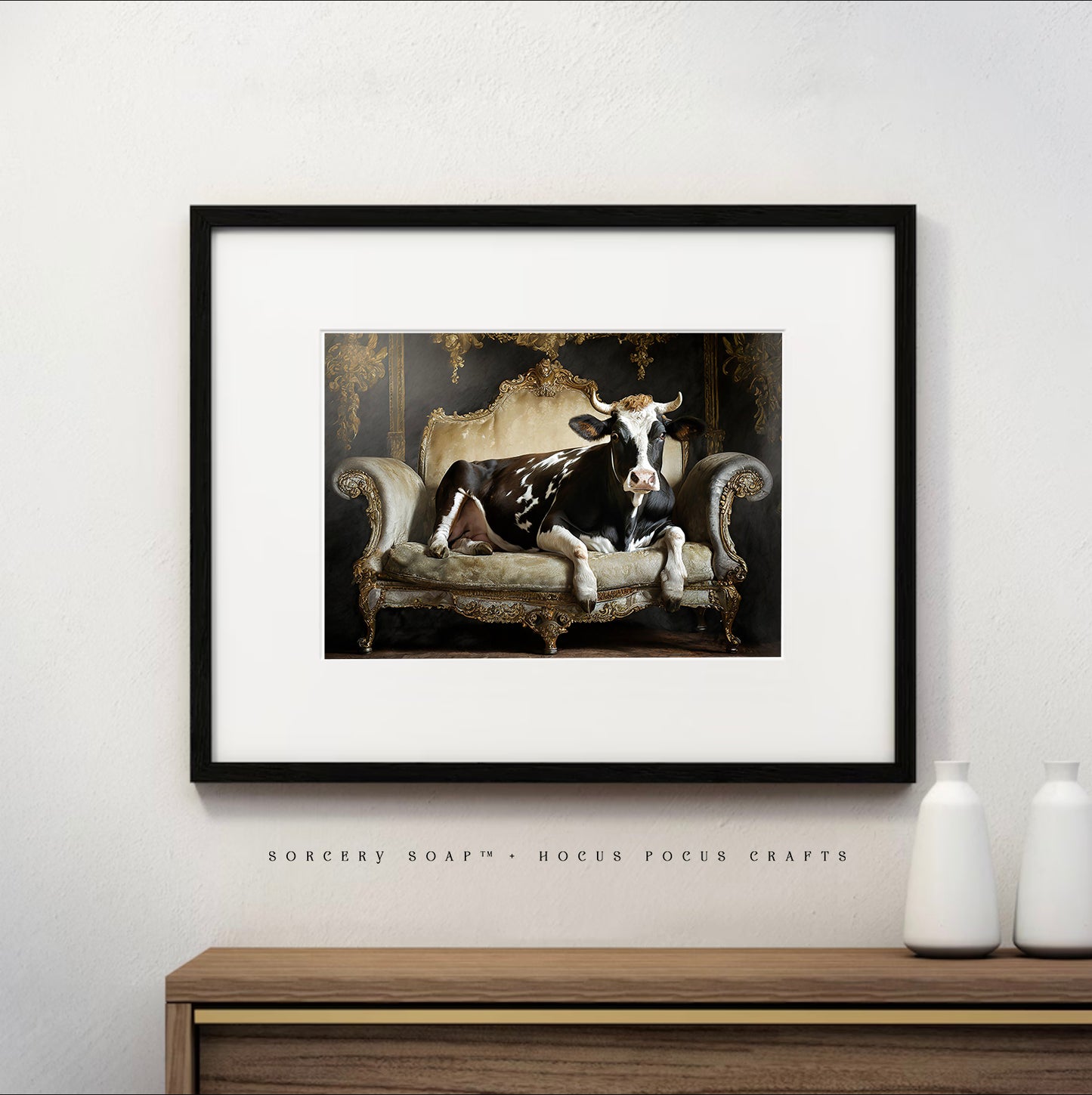 Cow Royalty Print - 24" x 36"