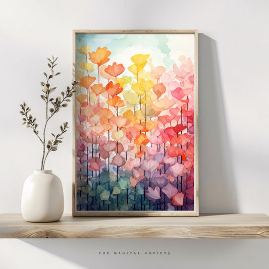 Floral Symphony Print - 24" x 36"