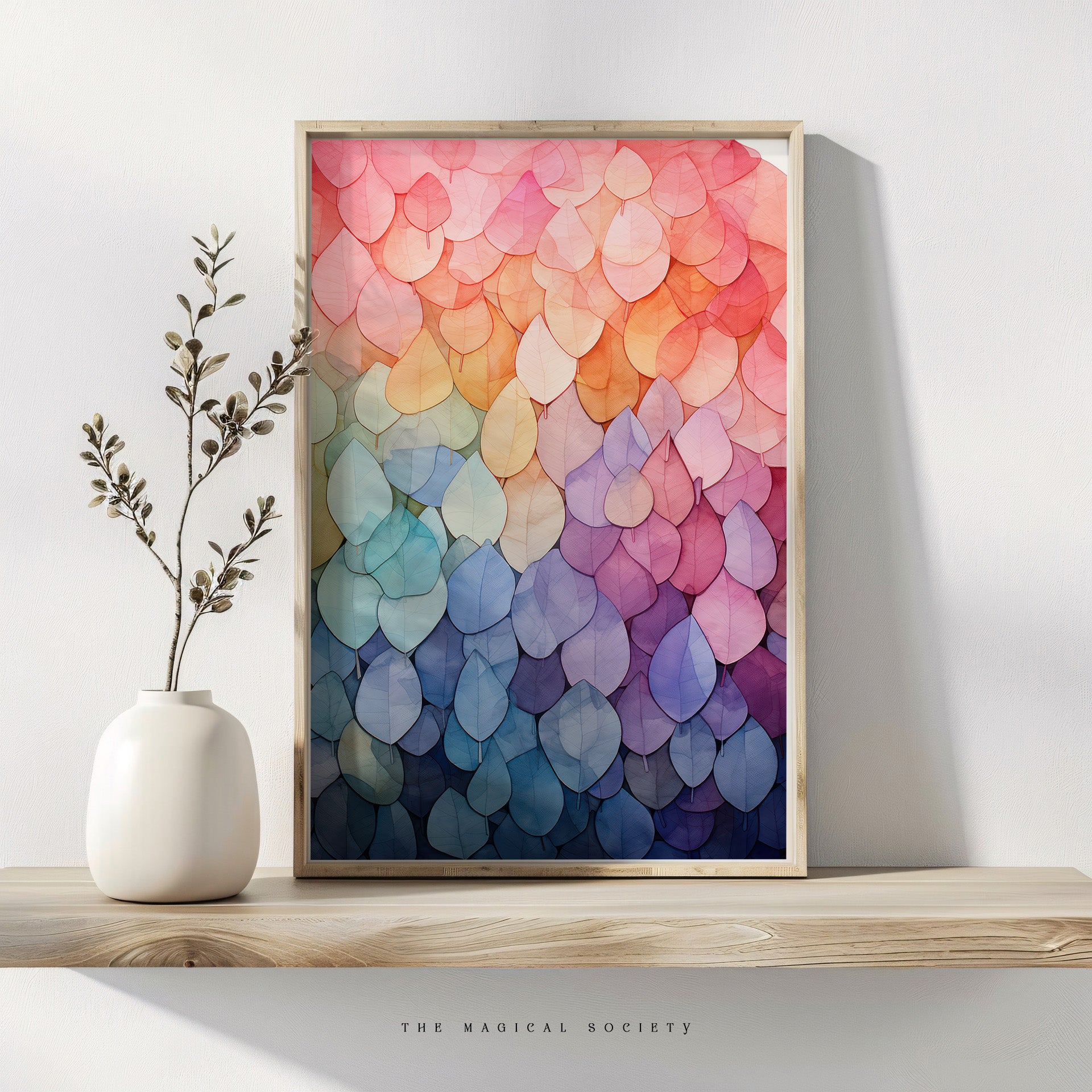 Colorful Leaves Print - 24" x 36"