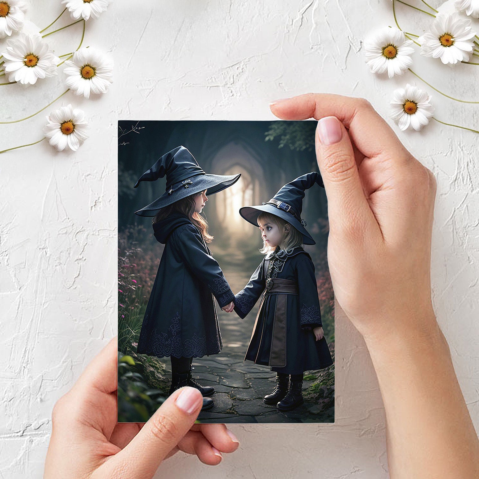 Friendship Witch Folded Card