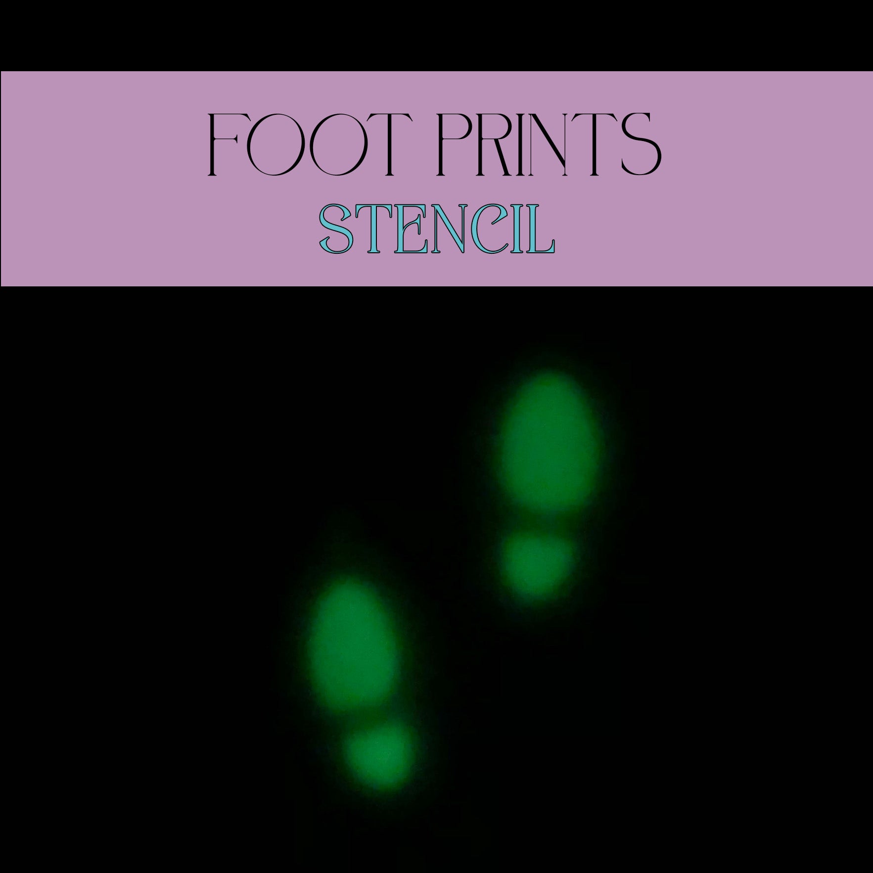 Glow In the Dark Foot Prints Sorcery Soap