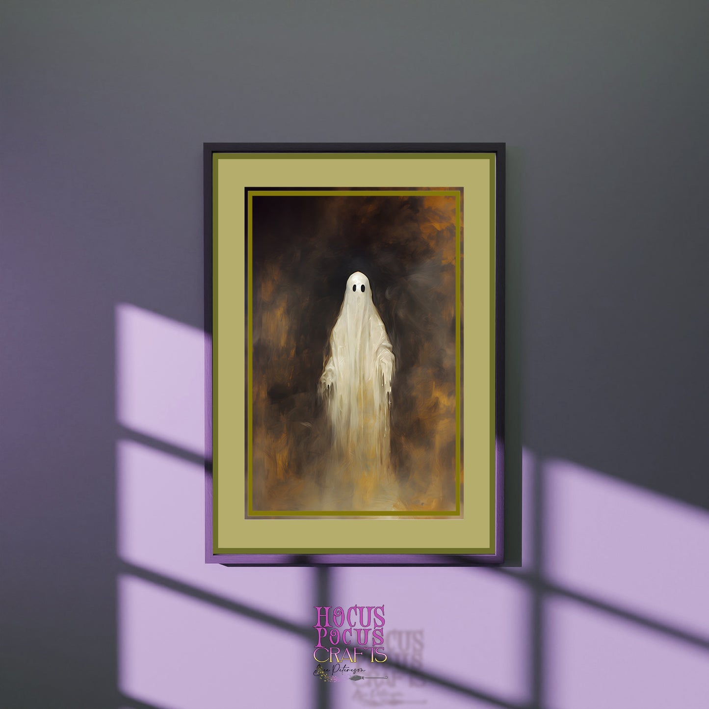 Ghost Haunting Greeting Card