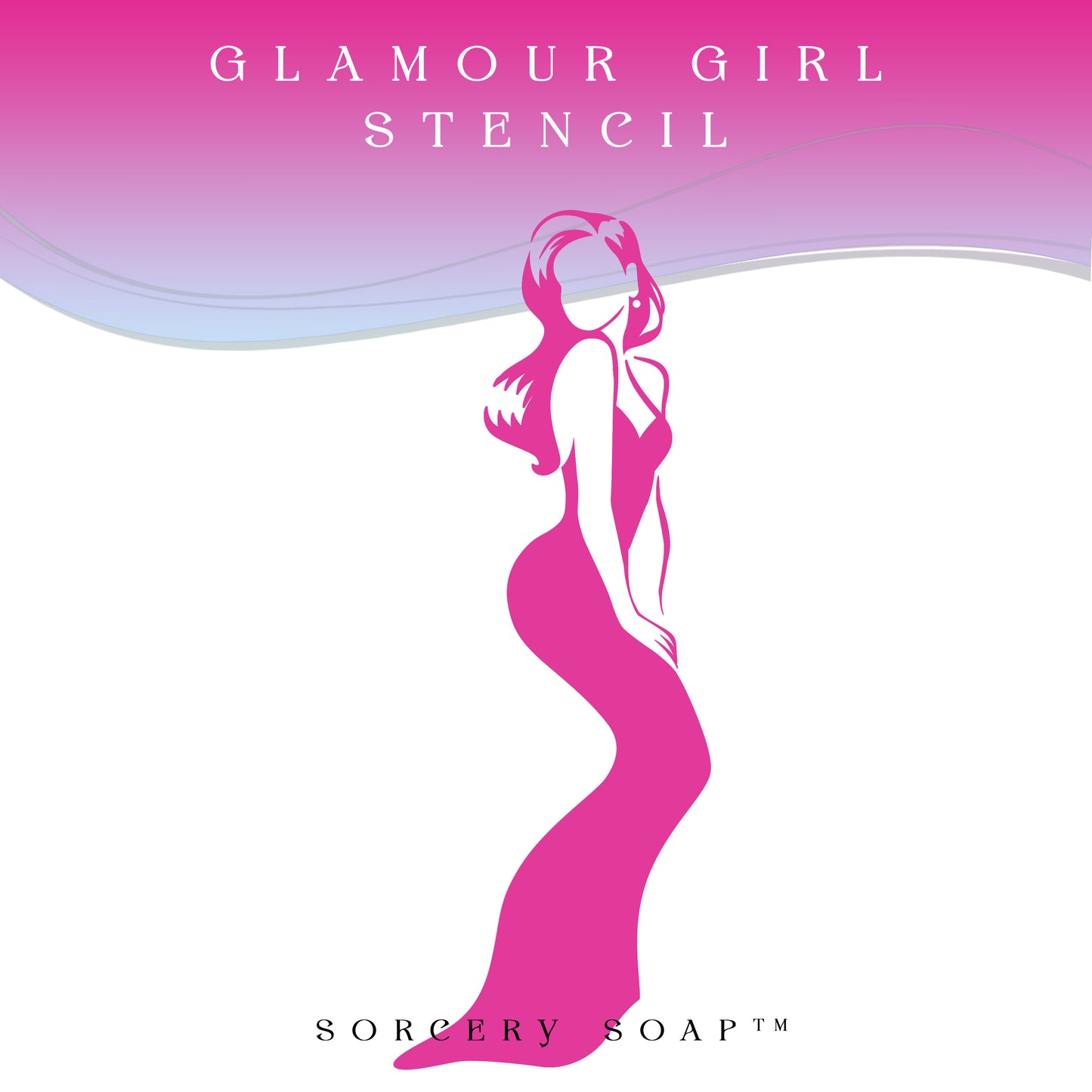 Glamour Girl Stencil - Sorcery Soap