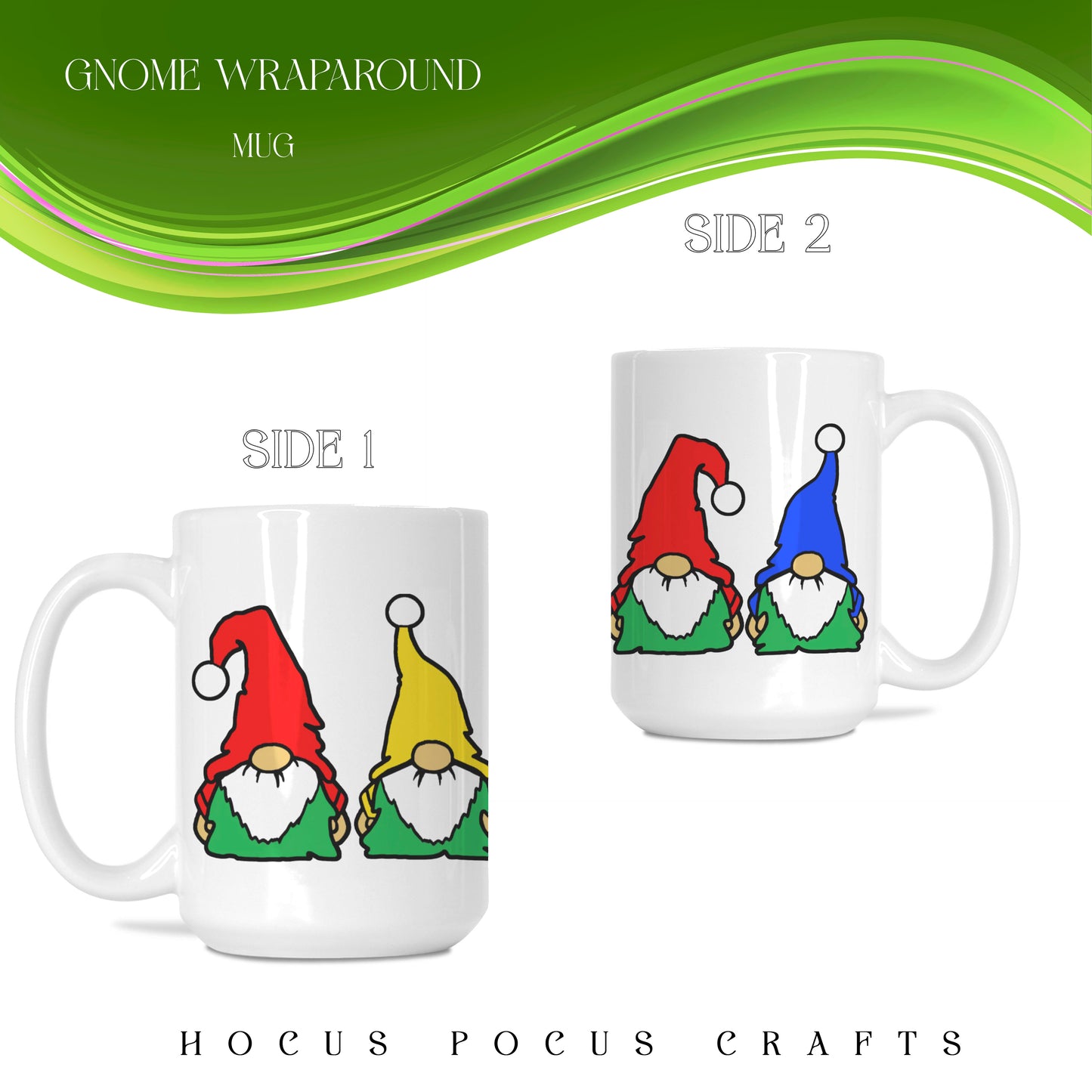 Gnome Wraparound Mug 