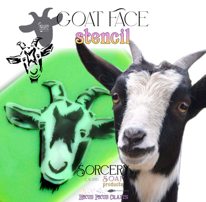 Animal Farm Faces Stencil