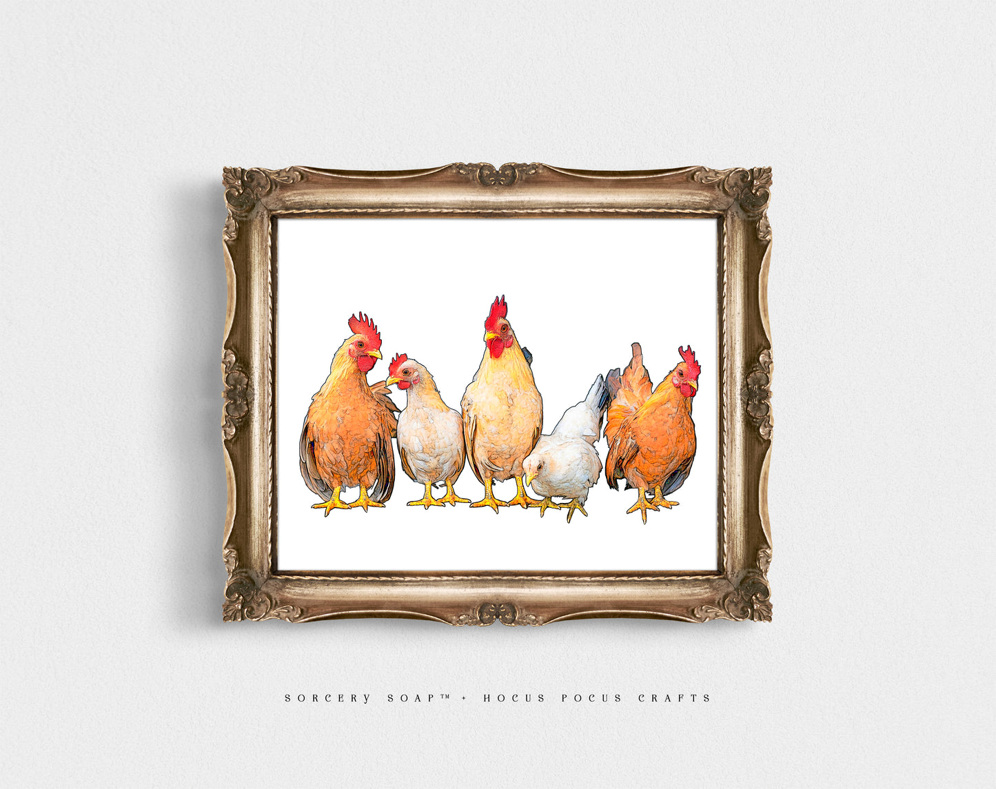 Cluck Brigade Print