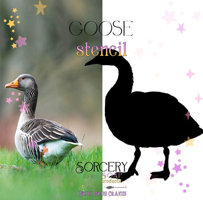 Bird Stencils Goose