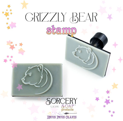 Grizzly Bear Soap Stamp