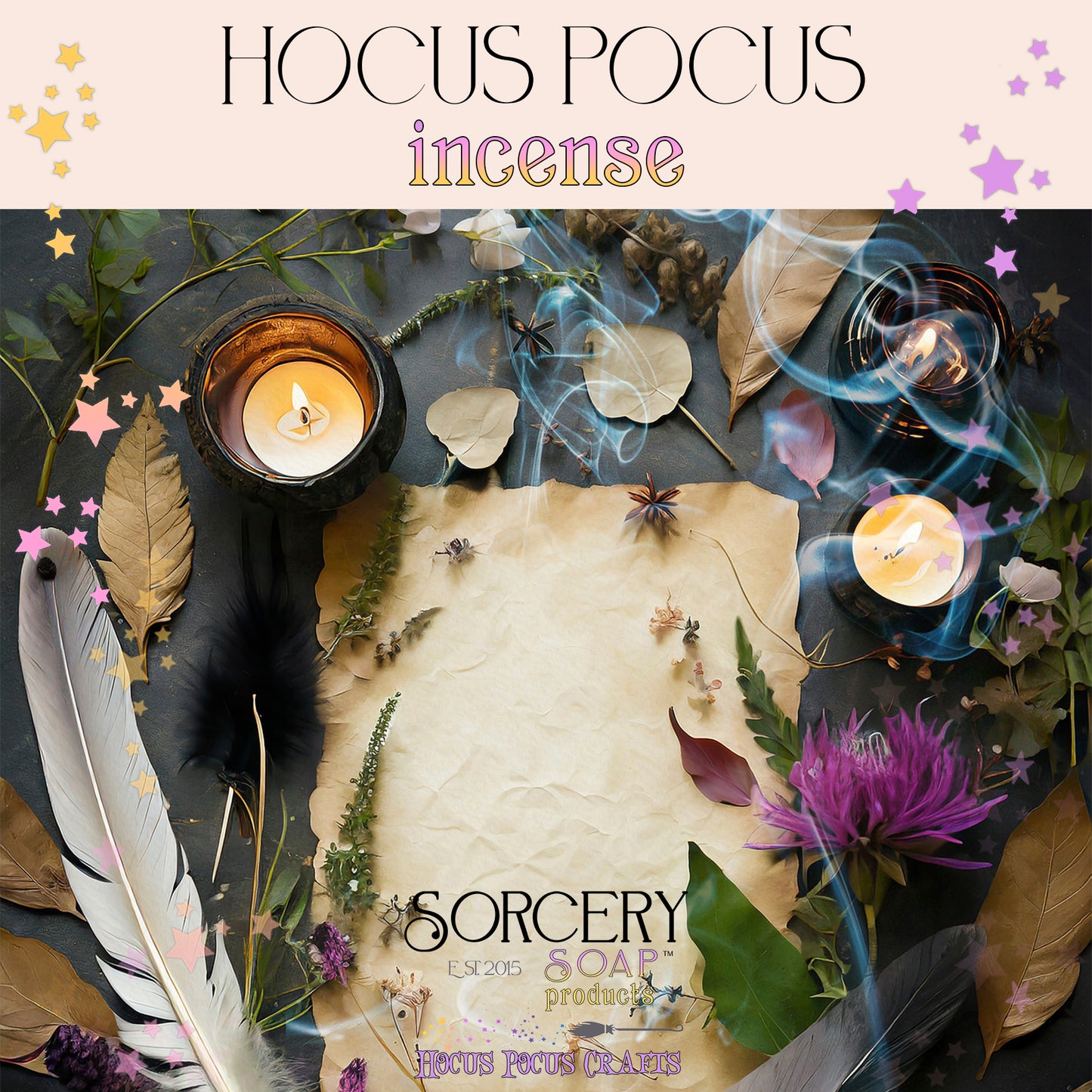 Sorcery Soap + Hocus Pocus Incense