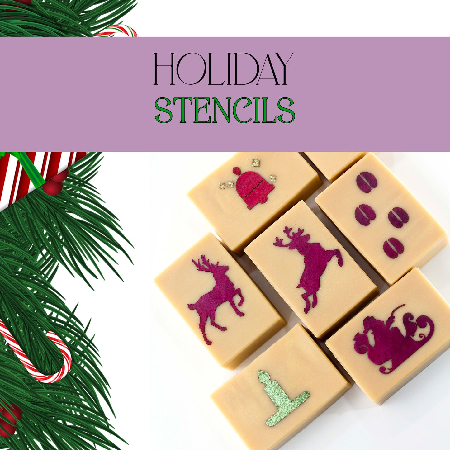 Holiday Stencils Sorcery Soap