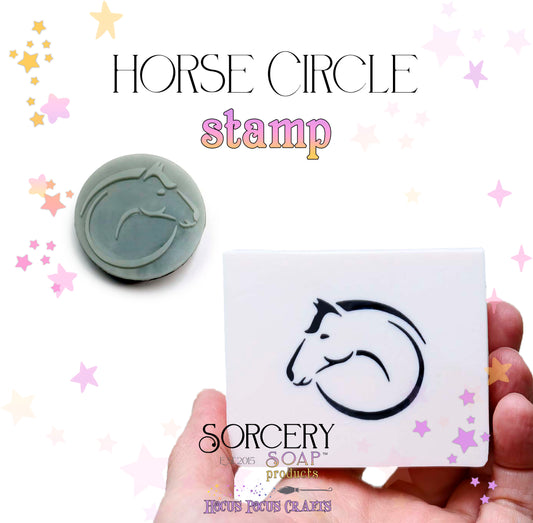 Horse Circle Stamp