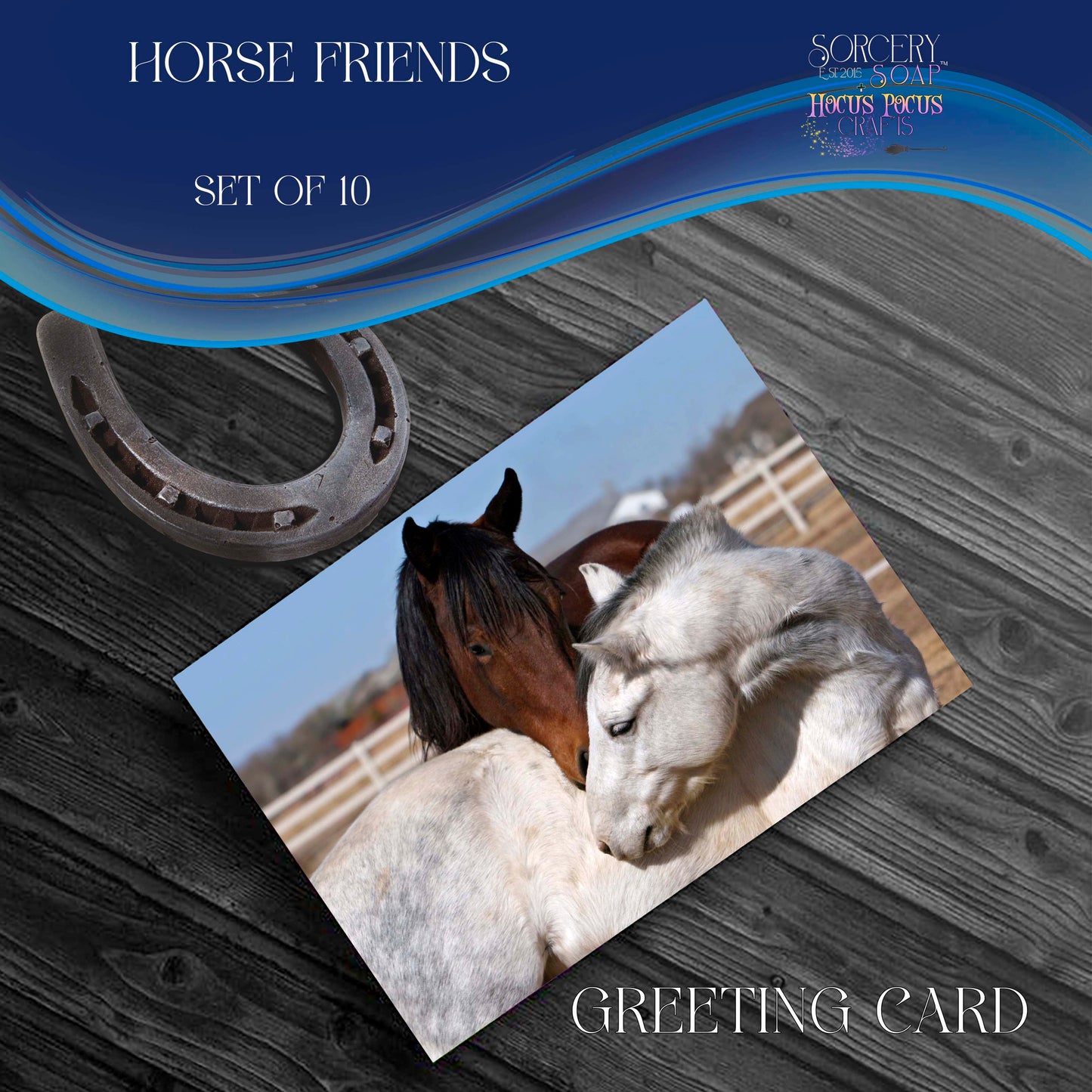 Back Country Greeting Cards - Horse Friends