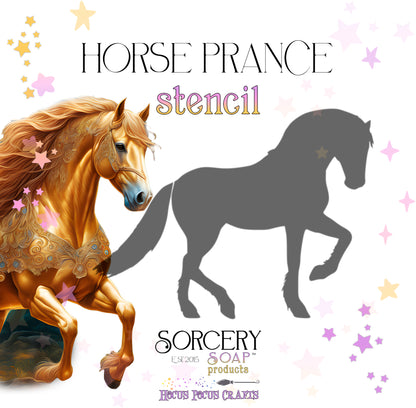 Horse Stencils Horse Prance