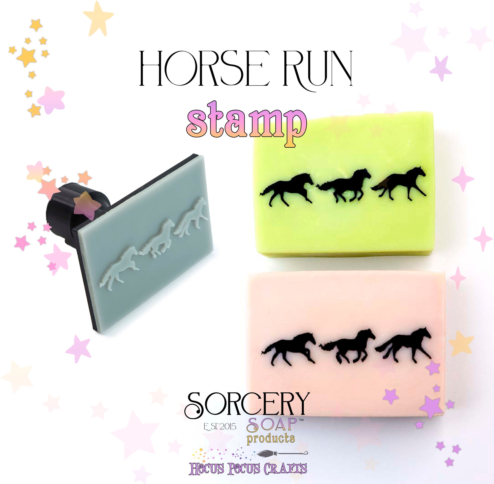 Horse Run Stamp
