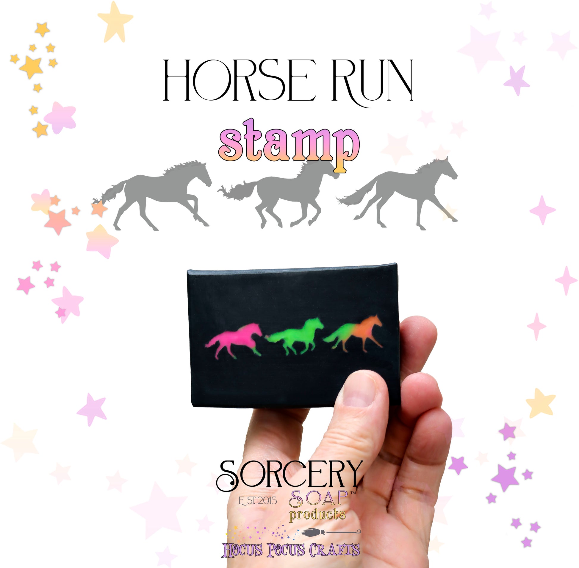 Horse Run Stamp