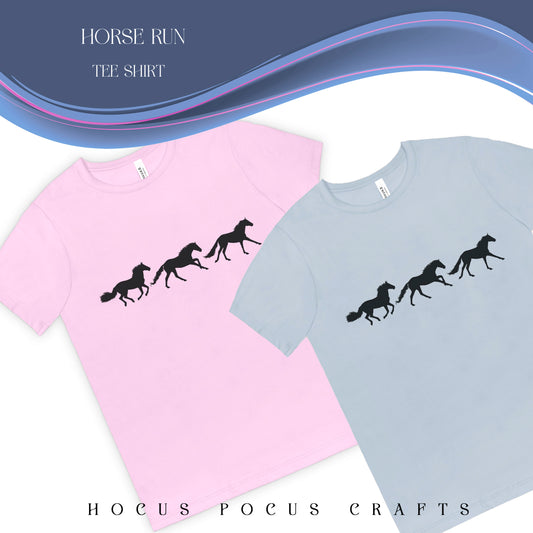Horse Run Bella Canvas Unisex Tshirt