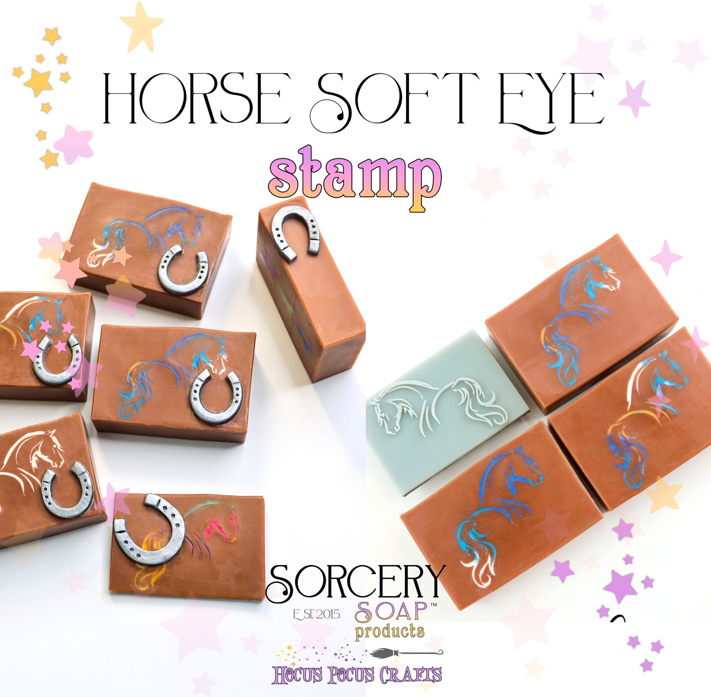 Horse Soft Eye Soap Stamp