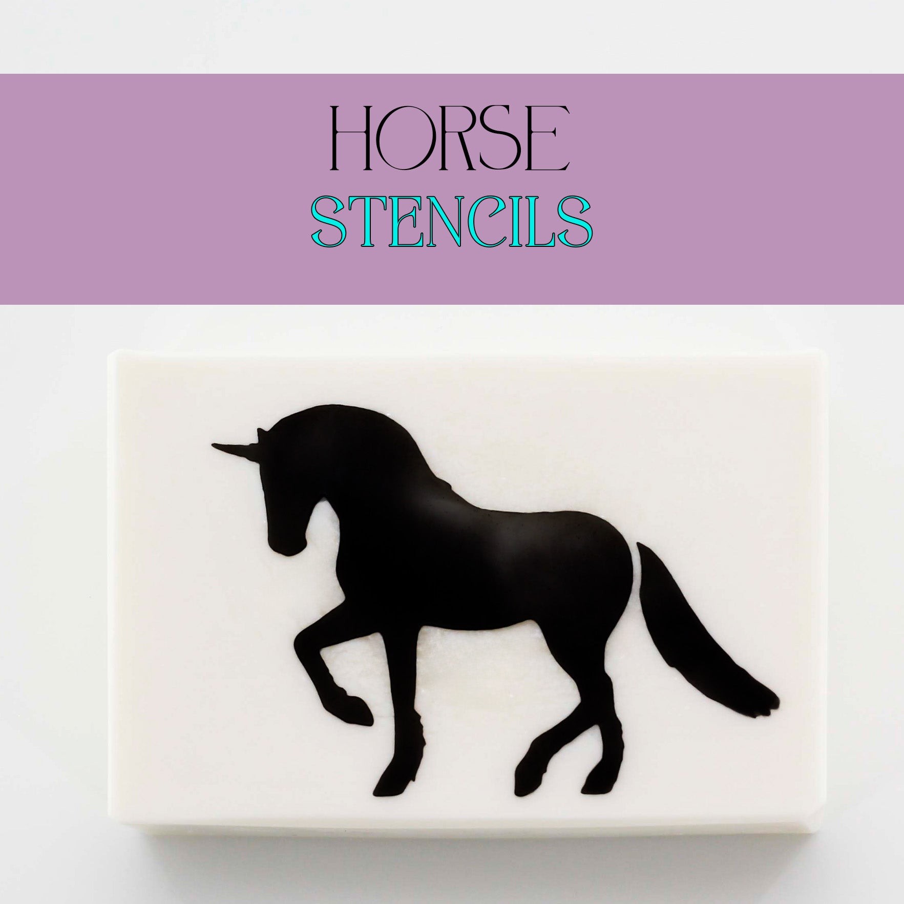 Horse Stencils Sorcery Soap