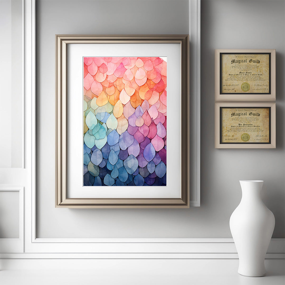 Colorful Leaves Print - 24" x 36"