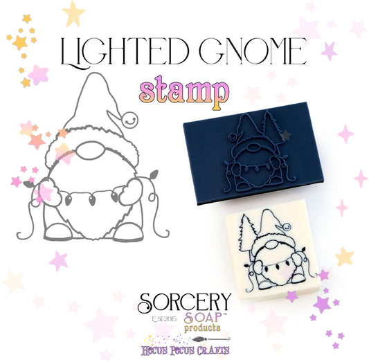 Lighted Gnome Soap Stamp