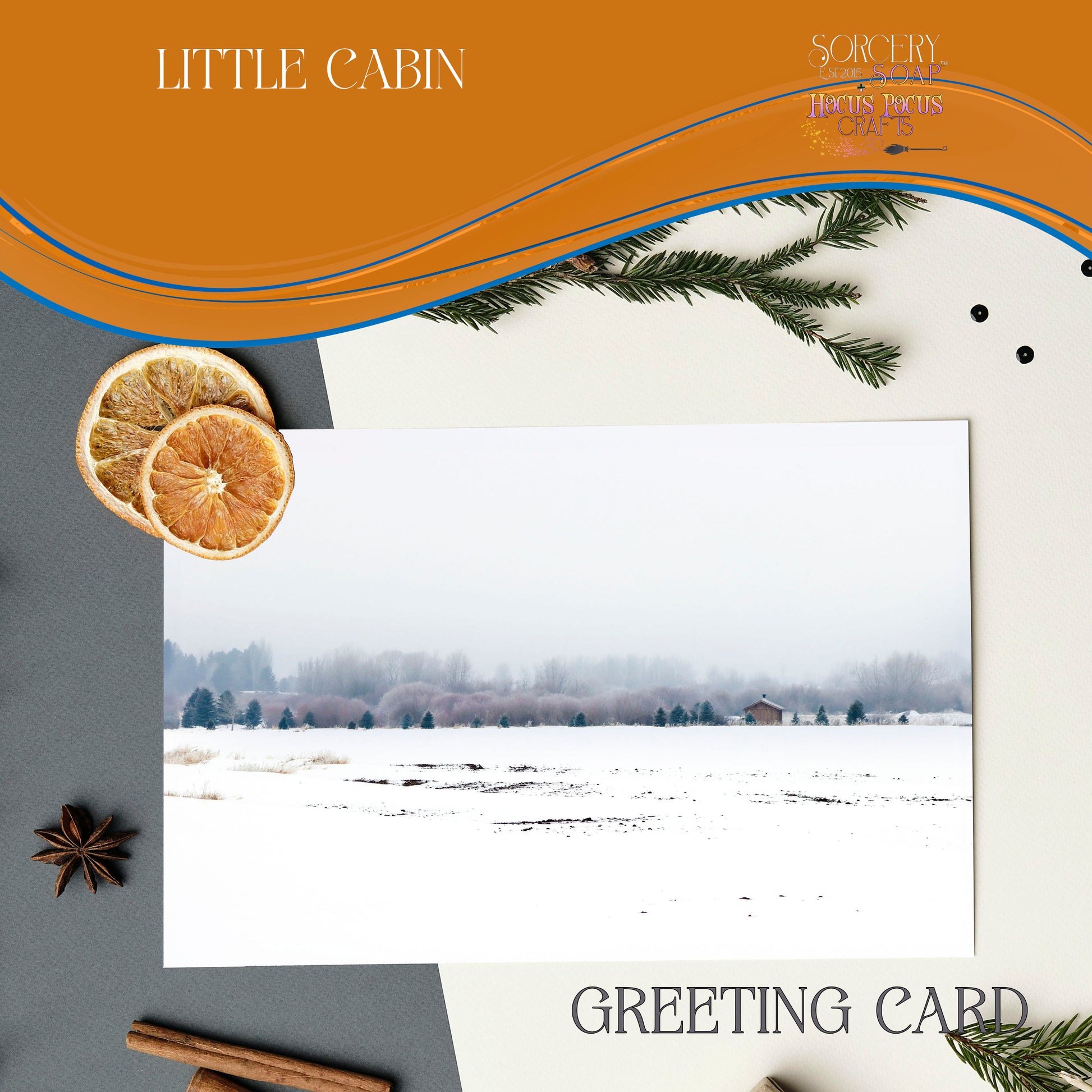 Little Cabin Greeting Card