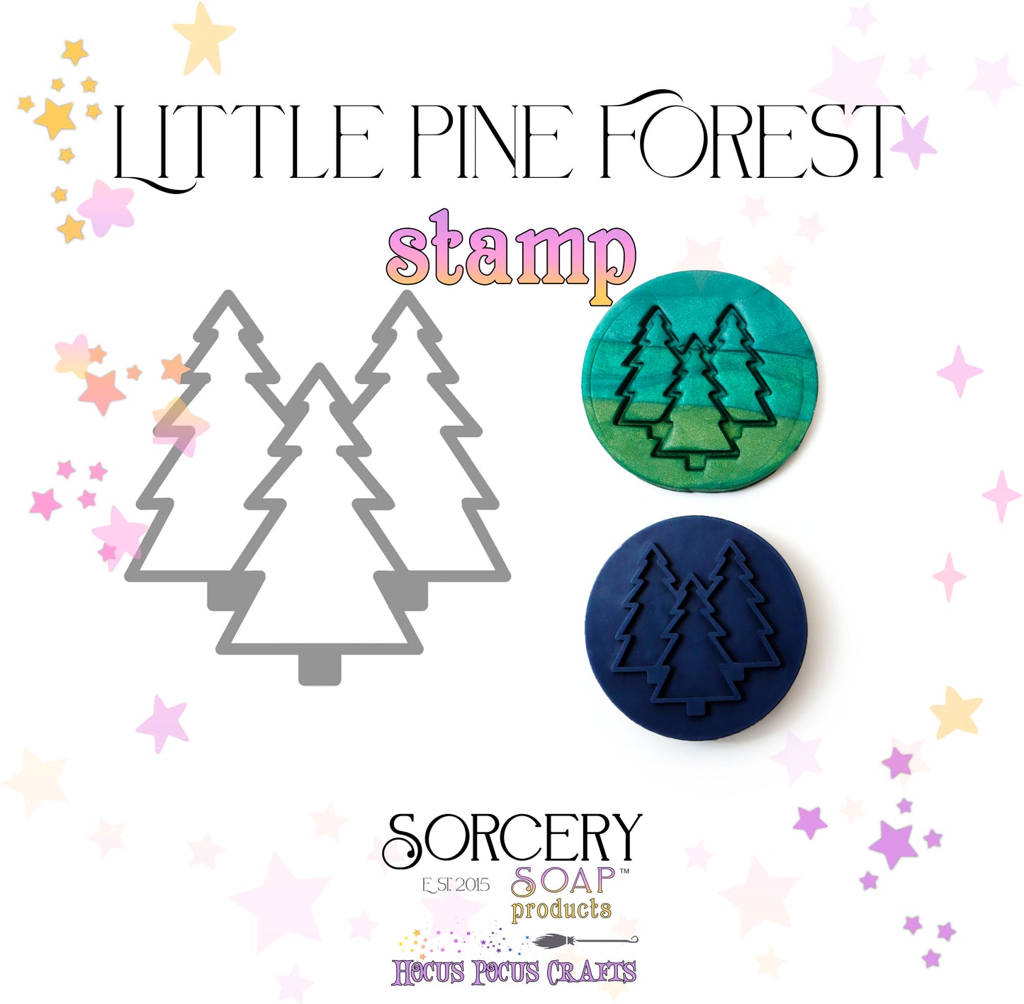 Little Pine Forest Stamp