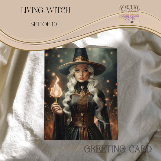 Living Witch Greeting Card