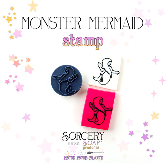Monster - Mermaid Stamp