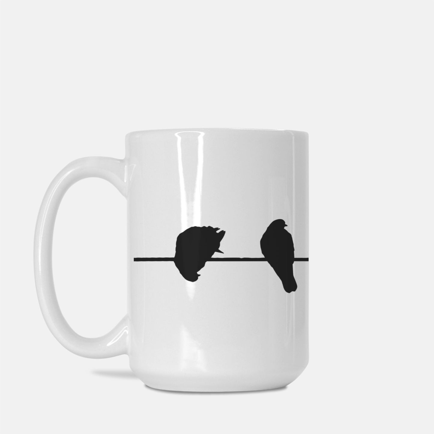 Birds On A Wire Mug Deluxe 15 oz.