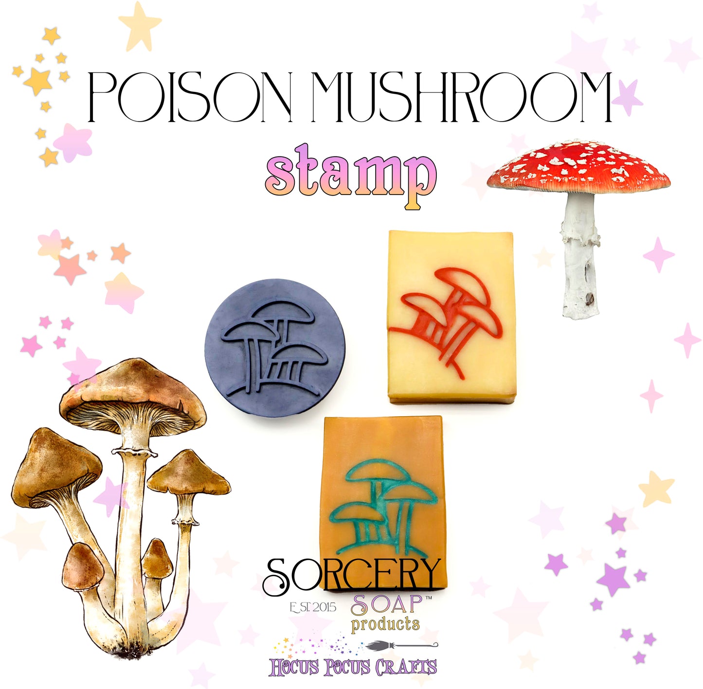 Mushroom - Poison Group Stamp