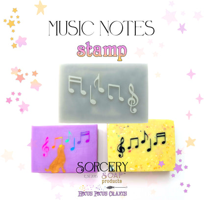 Music Notes Stamp