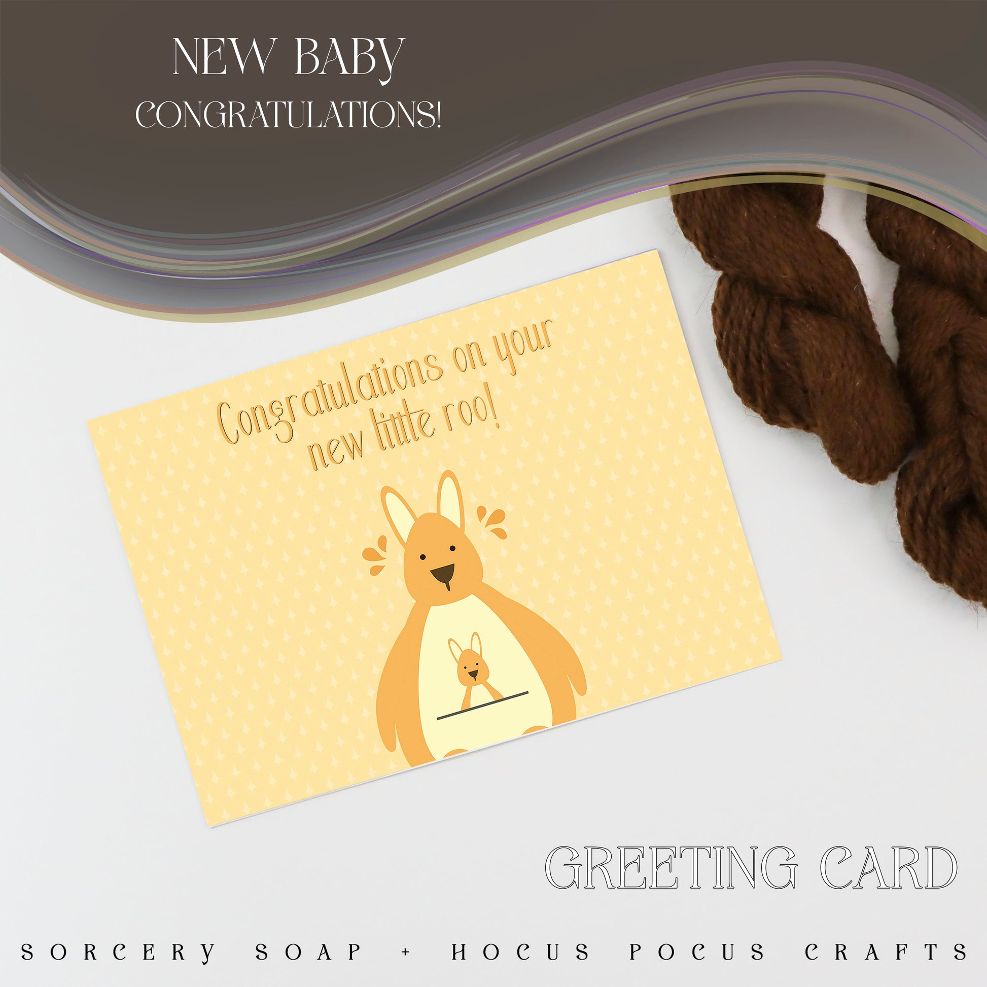 Baby Welcome - New Roo Greeting Card
