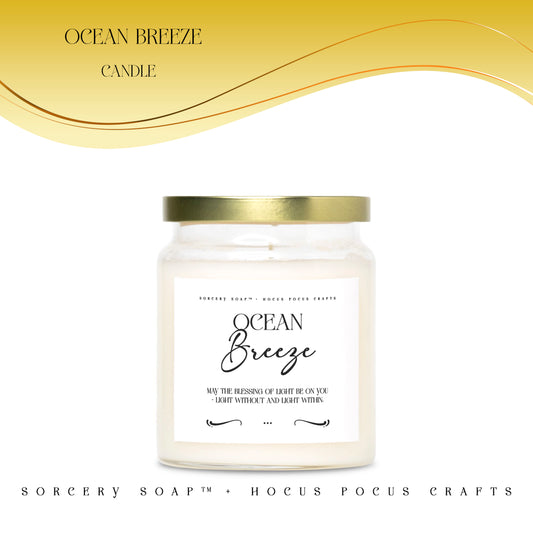 Ocean Breeze Candle Apothecary Jar 9oz