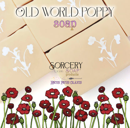 Old World Poppy Soap