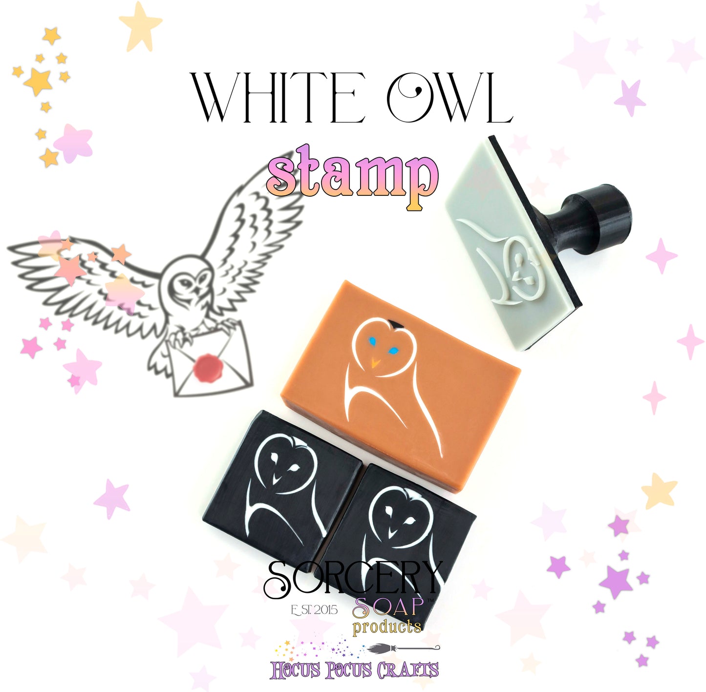 Owl Soap Stamp