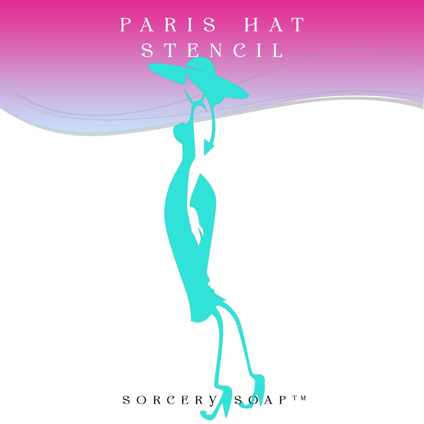 Parish Hat Stencil - Sorcery Soap