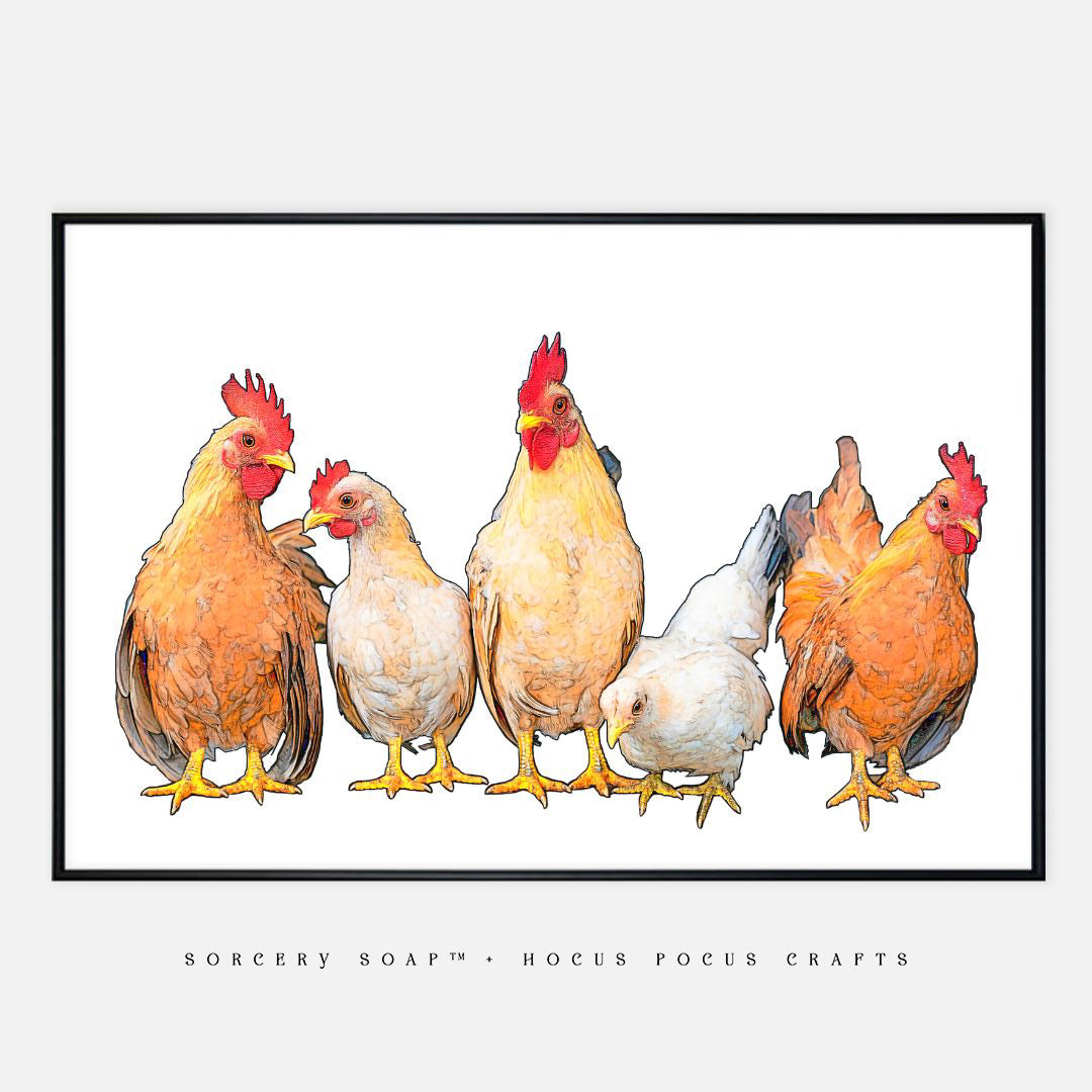 Cluck Brigade Print