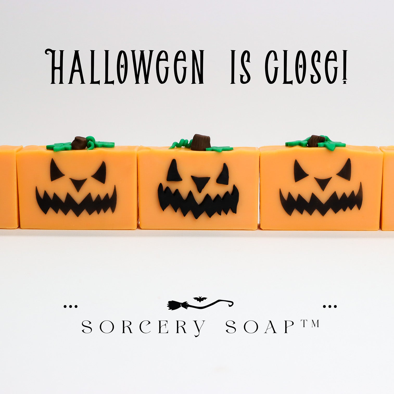 Pumpkin Stencil Sorcery Soap