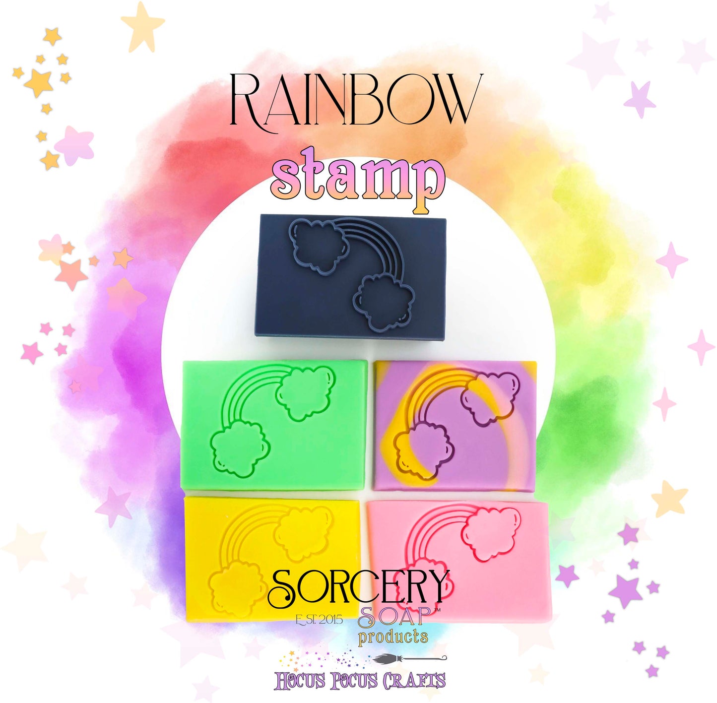 Party - Rainbow Stamp