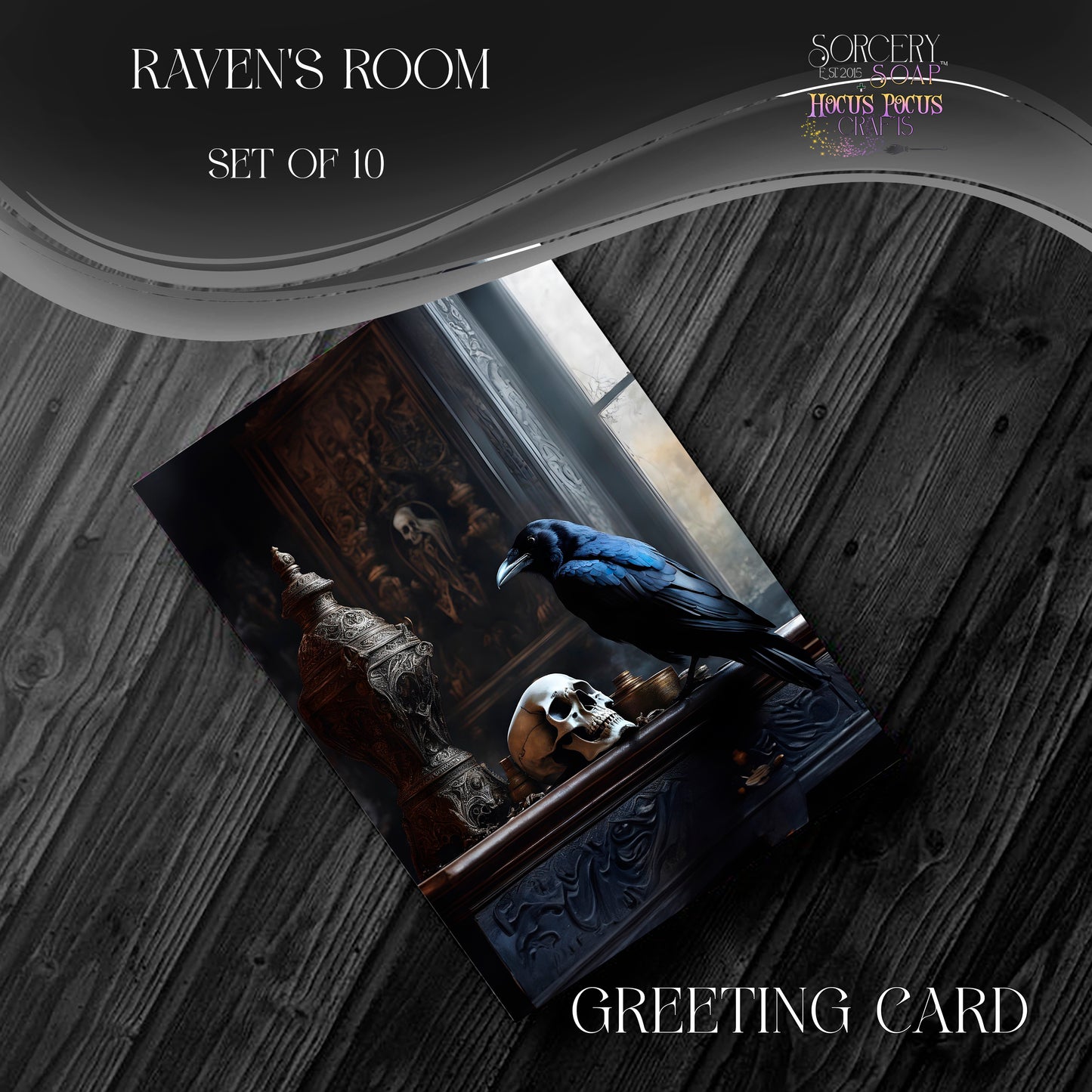 Ravens Room Greeting Card